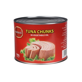 Canned skipjack tuna chunk in vegetable oil 1880gr